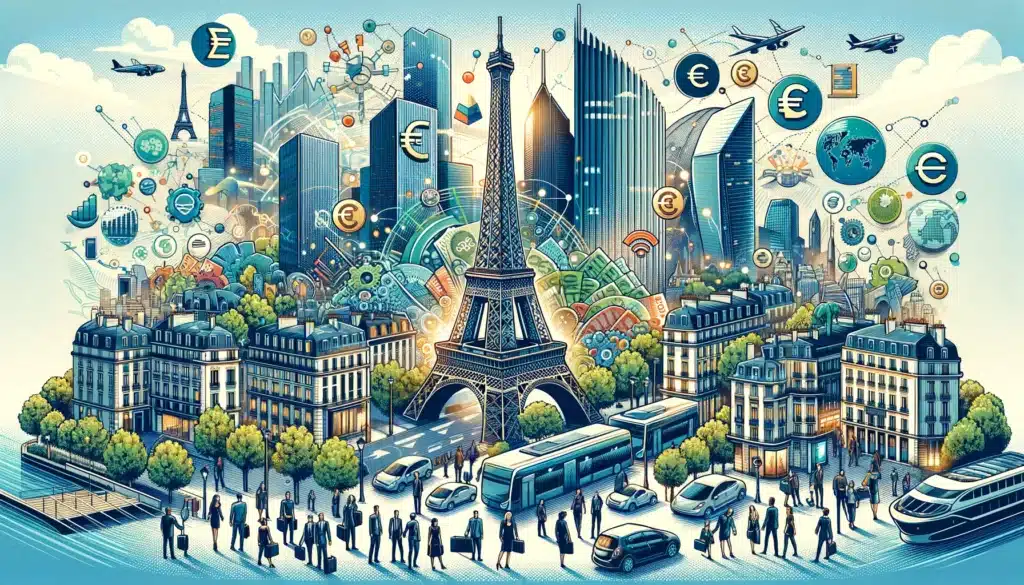 L'économie de la région parisienne génère plus de 20% du PIB français avec près de 6 millions d'emplois et un tourisme florissant.