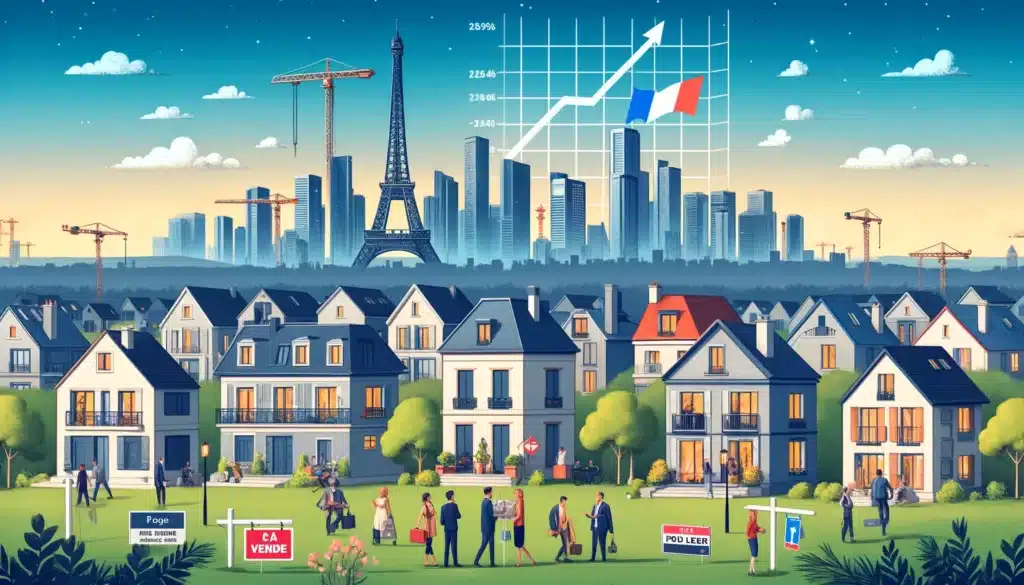 Le marché immobilier en Île-de-France est en croissance avec des prix en hausse, incitant les Parisiens à quitter la capitale pour accéder à la propriété dans toute la région.
